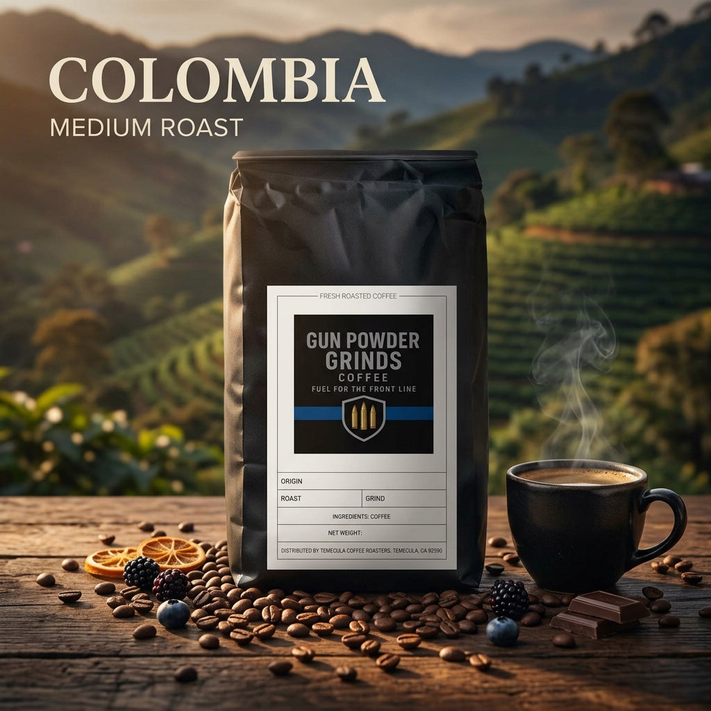 Gun Powder Grinds Colombia Medium Roast