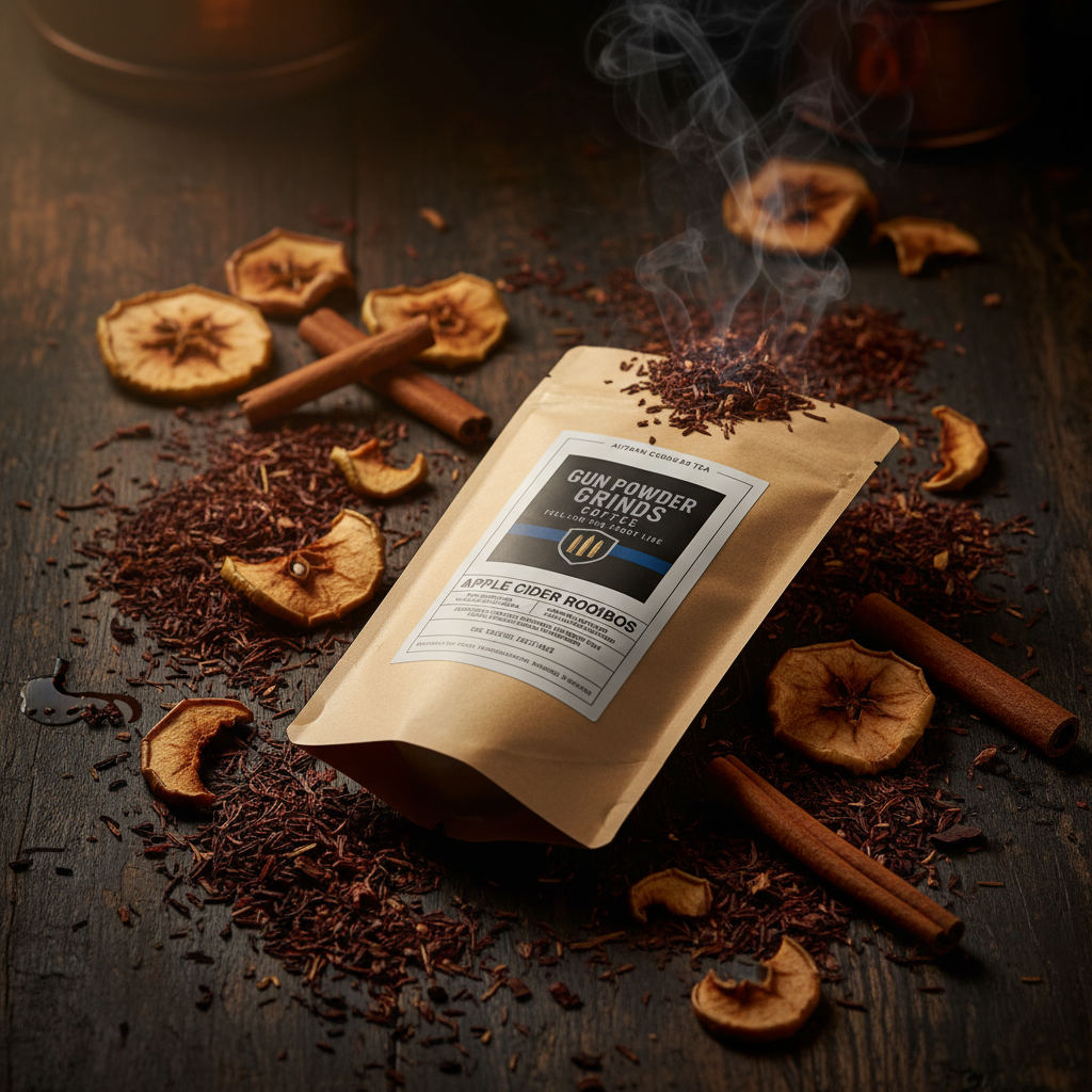 Pg Rooibos Apple Cider Rooibos Tea - Spiced Red Bush Tea | Gun Powder Grinds – Gun ...