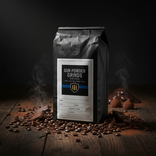 Gun Powder Grinds Dubai Chocolate with chocolate elements